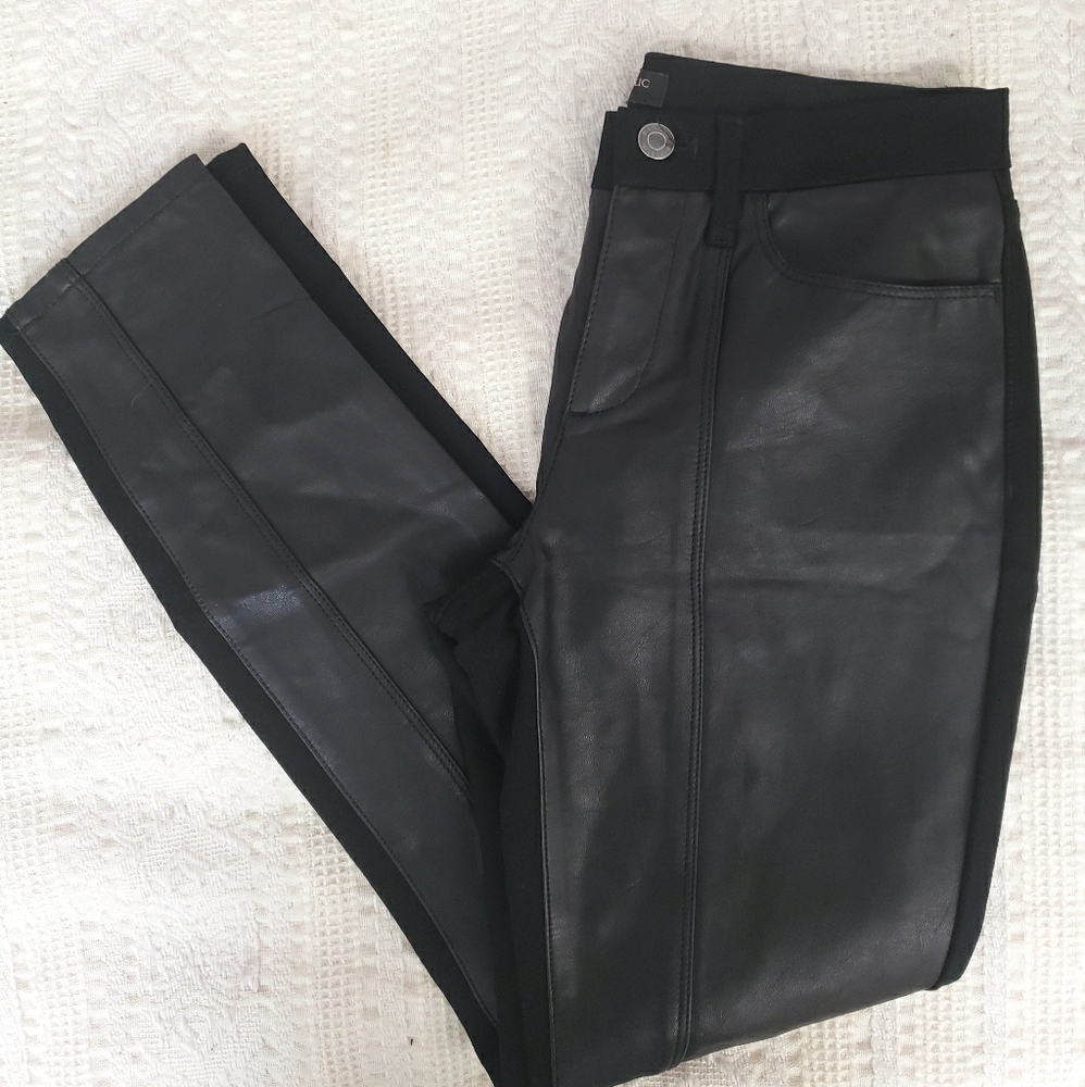 Banana Republic real leather pants